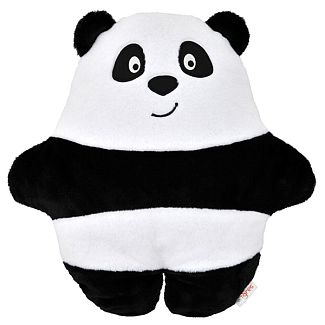 Подушка в машину декоративна панда чорно-біла Tigres