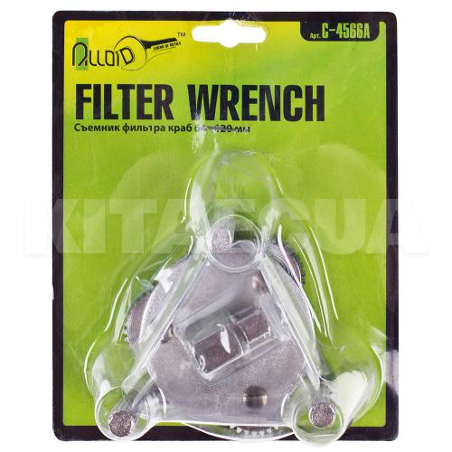 Съемник масляного фильтра "краб" 64-120 мм Alloid (С-4566A) - 3