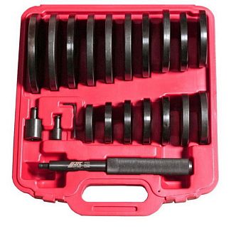 Набор оправок металлических для выпрессовки и запрессовки подшипников, втулок, сальников в комплекте Forsage