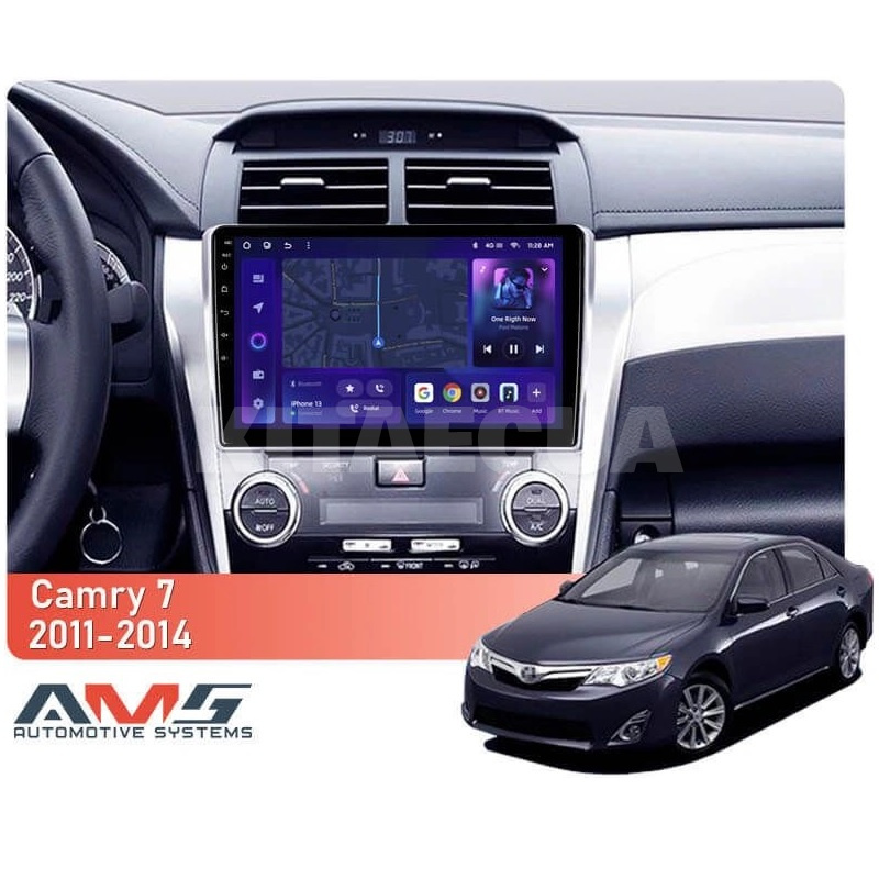 Штатна магнітола MOSS M3 4+32 ГБ 10" Toyota Camry 7 XV 55 2011-2014 (A) AMS (50895) - 2