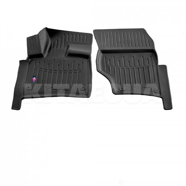 3D коврики передние AUDI Q7 (4L) (2005–2015) AV2 клипсы Stingray (5030052)