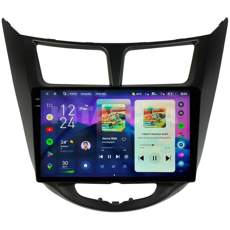 Штатна магнітола CC4 8+128 Gb 9" Hyundai Solaris 1 2010-2016 2k Teyes (67894)
