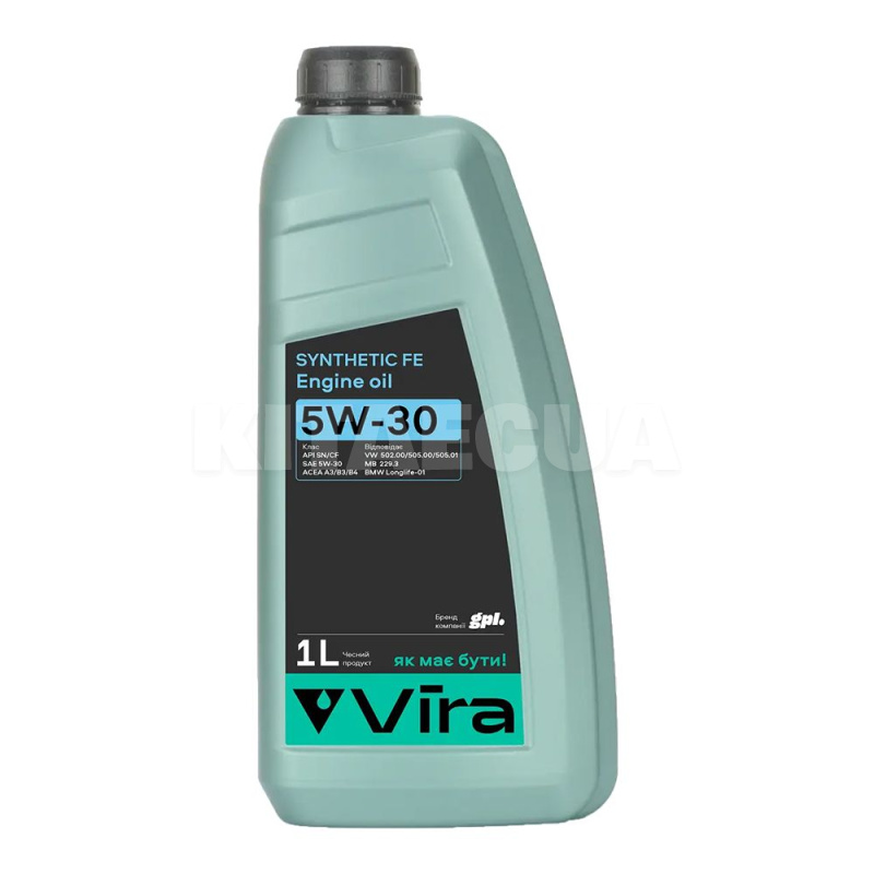 Масло моторне синтетичне 1л 5W-30 Synthetic FE VIRA (VI0266)