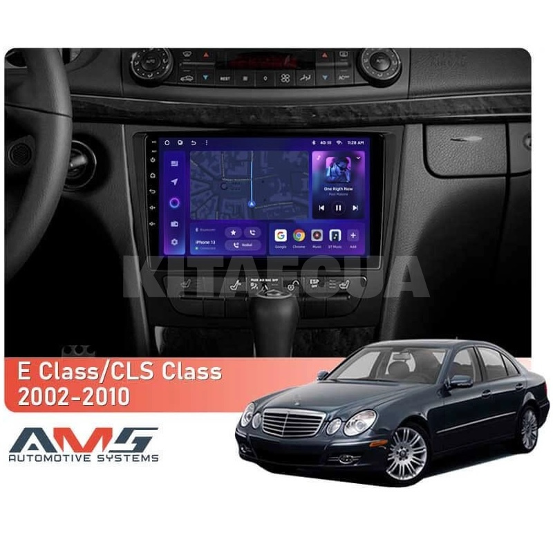 Штатна магнітола MOSS M3 4+32 ГБ 9" Mercedes Benz E-Class W211 2002-2010 AMS (50154) - 2