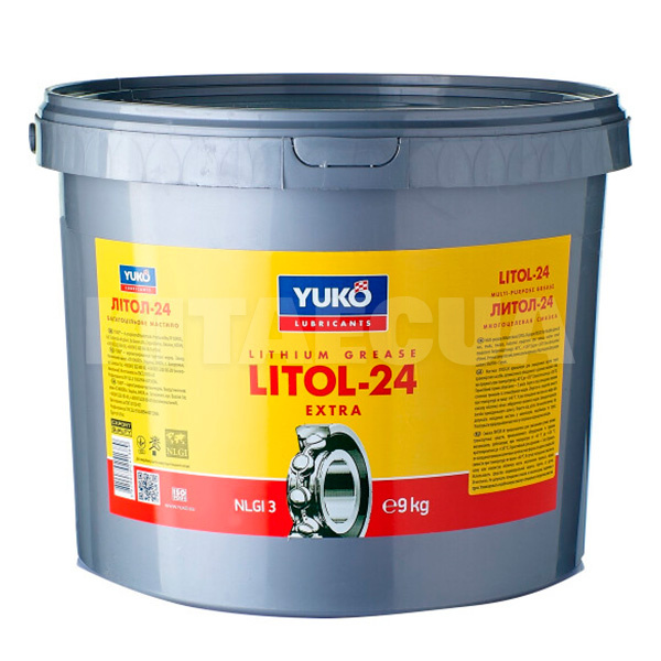 Смазка литиевая универсальная 9кг Литол-24 Yuko (4820070241389)
