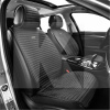 Накидка на передние сиденья черная с подголовником 2 шт. Sport CARLIFE (SC10102)