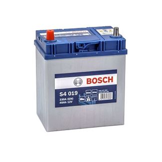 Аккумулятор автомобильный 40Ah 330A "+" слева Bosch