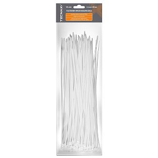 Стяжки белые пластиковые 3.6 х 300 мм 100 шт. TECMAXX