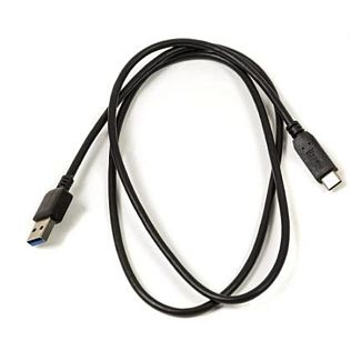 Кабель Type-C - USB 1м чорний PowerPlant