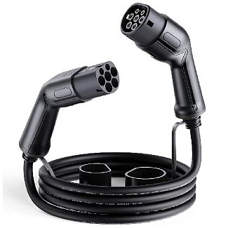 Зарядный кабель для электромобиля 22 кВт 32А 3-фазы 3м Type 2 (станция) - Type 2 (европейское авто) Octa Energy