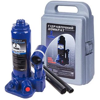 Домкрат гидравлический бутылочный до 2т (181-345 мм) с кейсом T90204S VITOL