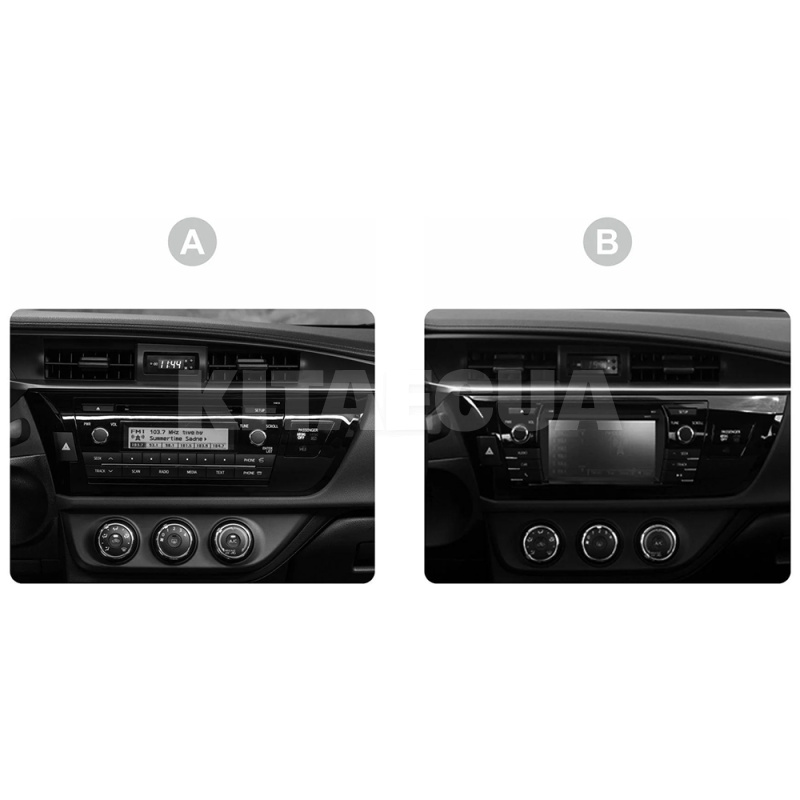 Штатная магнитола E10232 2+32 Gb 10" Toyota Corolla 11 Middle East 2013-2017 SIGMA4car (42379) - 3