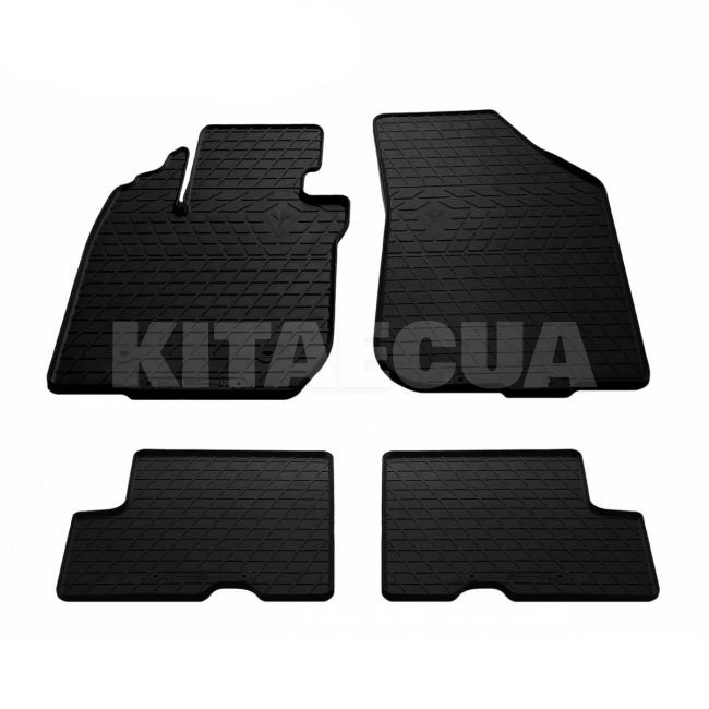 Резиновые коврики в салон Renault Duster (2010-2015) RN2 клипсы Stingray (1004074)