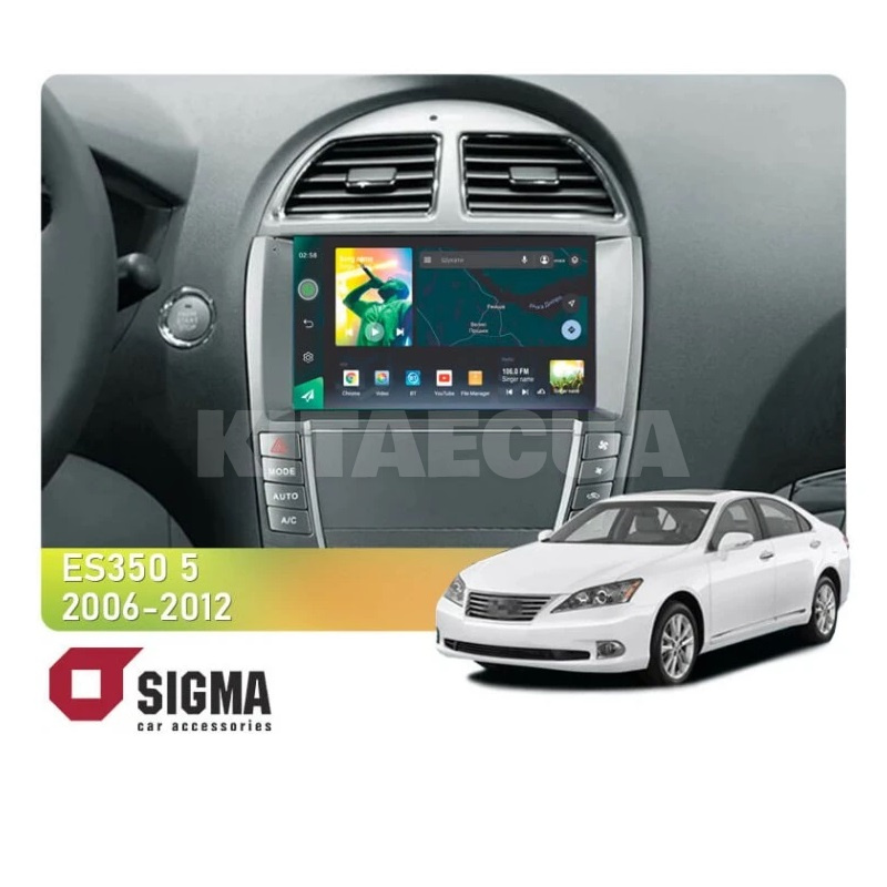 Штатна магнітола X9232 2+32 Gb 9" Lexus ES 350 5 V XV40 2006-2012 (C)(L1) SIGMA4car (38314)