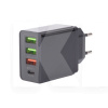 Зарядное устройство 3 USB 3A Quick Charge 3.0 + 1 Type-C PD 20W черное QC-470 (APD-36W01) XoKo (QC-470-BK)