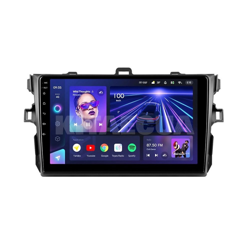 Штатная магнитола CC3L 4+32Gb 9" Toyota Corolla 10 E150 2006-2013 (B) Teyes (42948)