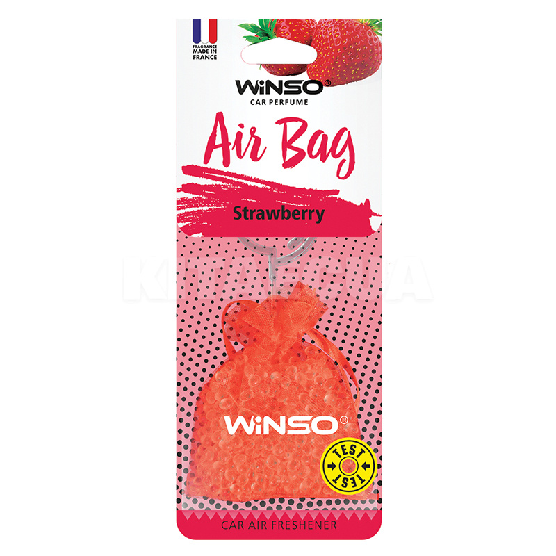 Ароматизатор "полуниця" 20г AIR BAG Strawberry Winso (530430)