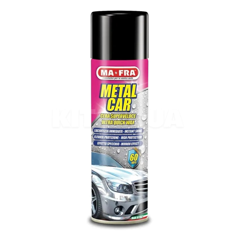 Воск-спрей полироль 500мл Metal Car Spray Mafra (H0838)
