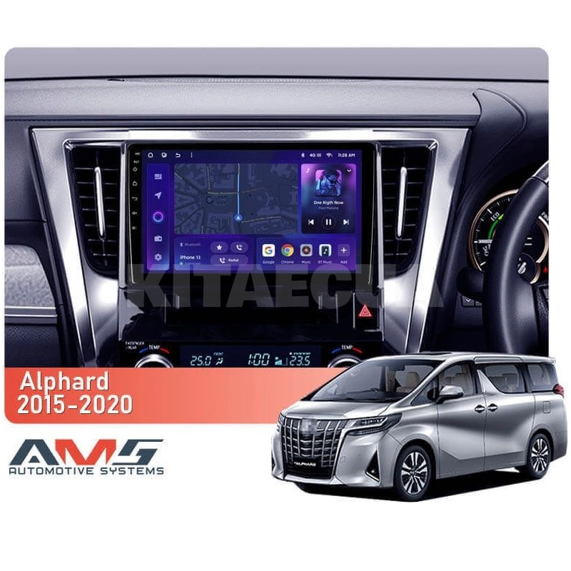 Штатна магнітола MOSS M3 4+32 ГБ 10" Toyota Alphard H30 2015-2020 AMS (50890) - 2