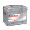 Аккумулятор автомобильный 63Ач 610А "+" справа A-Mega (6СТ-63-А3-euro-Premi)