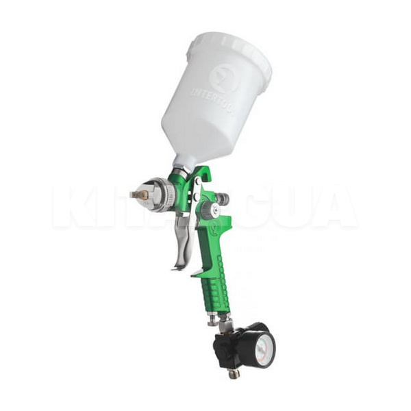 Краскопульт пневматический HVLP 1.3мм 3 бар бачок 600м Intertool (PT-0102-INTERTOOL)