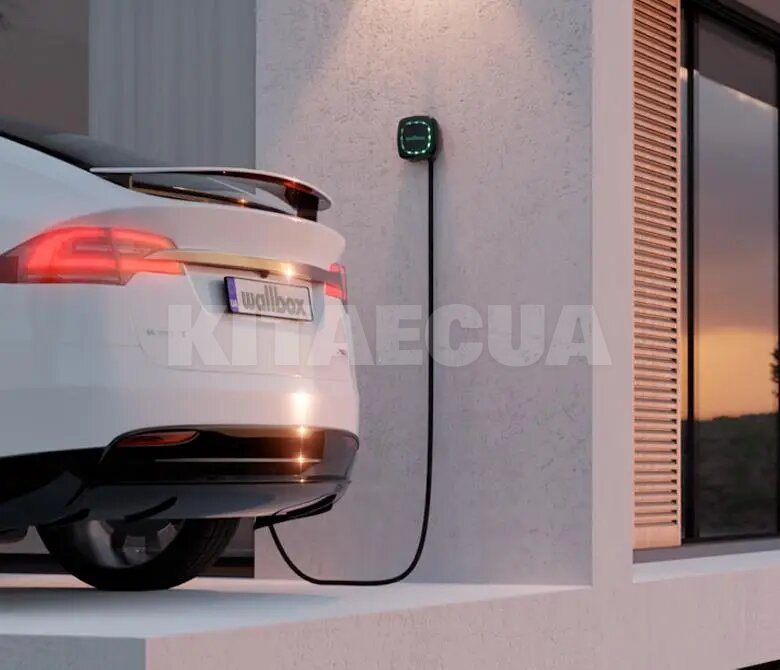 Зарядка для електромобіля 7.4 кВт 32A 1-фаза type 1 (американське авто) Pulsar Plus чорна Wallbox на Все для электромобилей Подбор по авто (PLP1-0-1-2-9-002) - 12