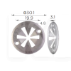Шайба 30мм на VW / Audi / Seat / Skoda / Ford (компл 10 шт) Clipss (1116)