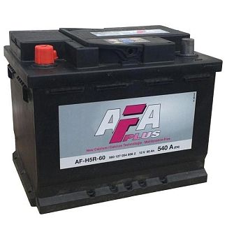 Акумулятор автомобільний 60Ач 540А "+" зліва AFA