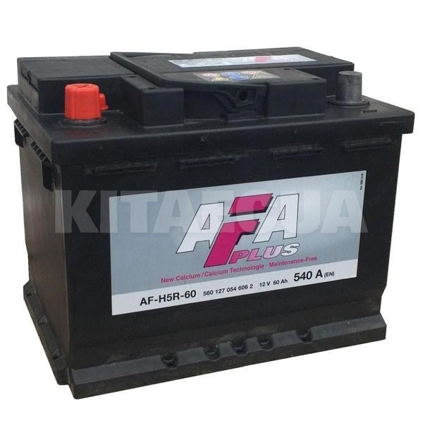 Акумулятор автомобільний 60Ач 540А "+" зліва AFA (560 127 054)
