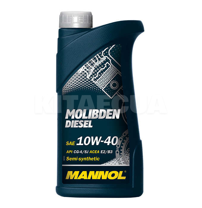 Масло моторне напівсинтетичне 1л 10W-40 Molibden Diesel Mannol (MN7506-1) - 2
