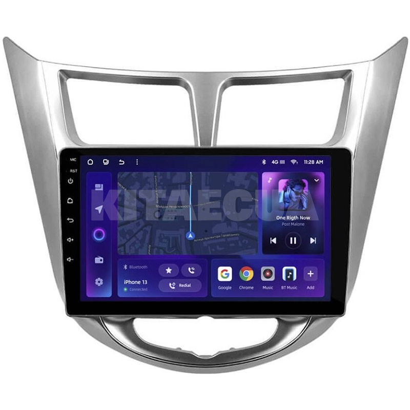 Штатна магнітола MOSS M2 4+32 Gb 9" Hyundai Solaris 1 2010-2016 AMS (49145)