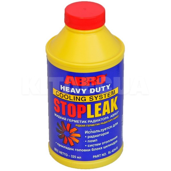 Герметик автомобільний радіатора 325мл Radiator Leak Stop ABRO (SL-624)