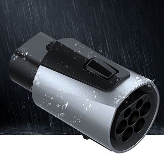 Переходник 7.4 кВт 32А 1-фаза Type 2 (станция) - GB/T AC (китайское авто) REDAUTO