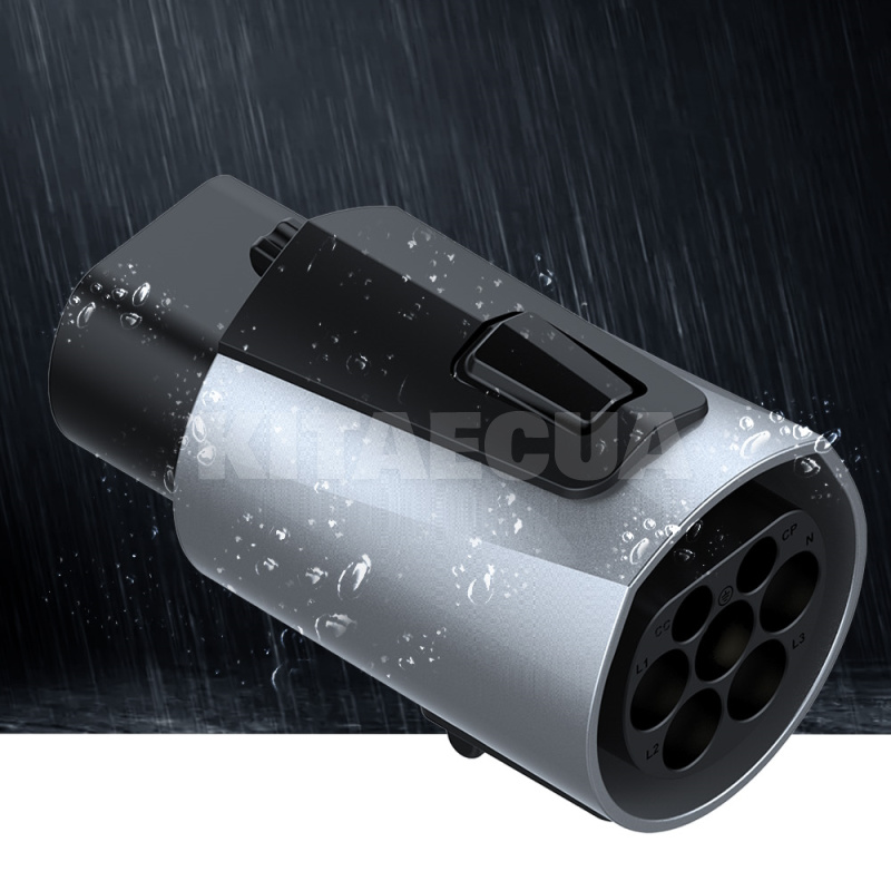 Переходник 7.4 кВт 32А 1-фаза Type 2 (станция) - GB/T AC (китайское авто) REDAUTO (RDA7T2G)