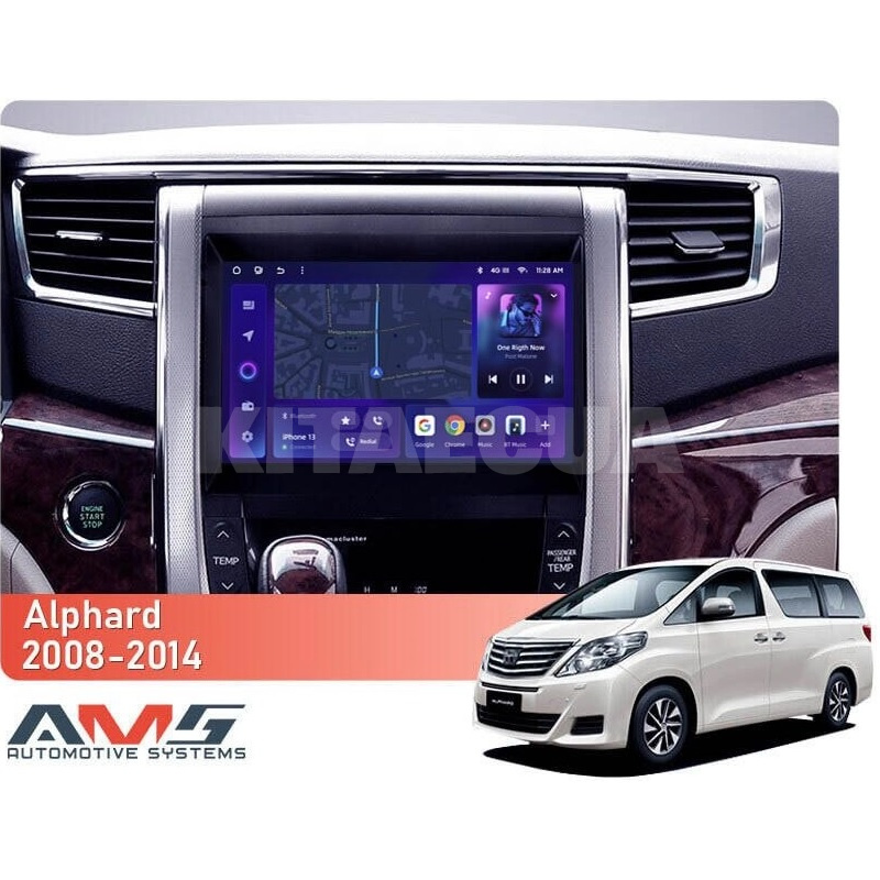 Штатна магнітола MOSS M3 4+32 ГБ 9" Toyota Alphard H20 2008-2014 AMS (50680) - 2