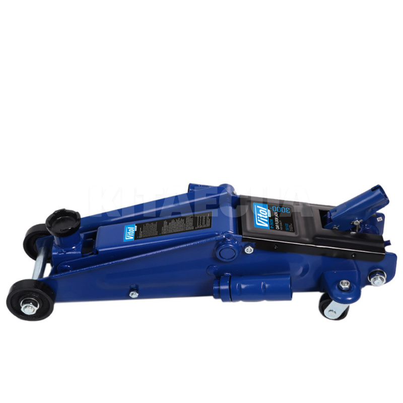 Домкрат гідравлічний підкатний до 3т (150мм-530мм) з надставкою VITOL (T83006B-VITOL) - 4