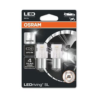 LED лампа для авто LEDriving SL P21w 1.4W 6000К (комплект) Osram
