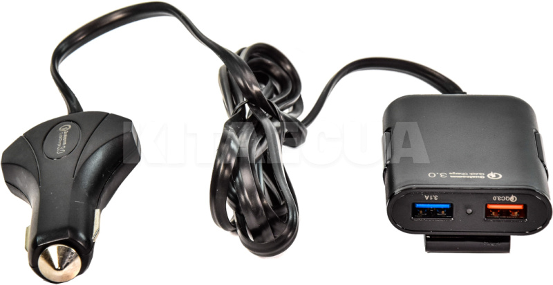 Автомобільний зарядний пристрій 4 USB 12A Qualcom 3.0 Black CQC-450 XoKo (CQC-450-BK-XoKo) - 5