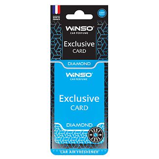 Ароматизатор Exclusive Diamond "бриллиантовый" сухой листик Winso