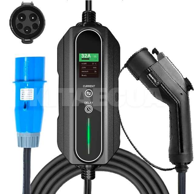 Зарядка Nissan Leaf 7.4 кВт 32А 1-фаза Type 1 (американське авто) REDAUTO (RD-M-7T1)