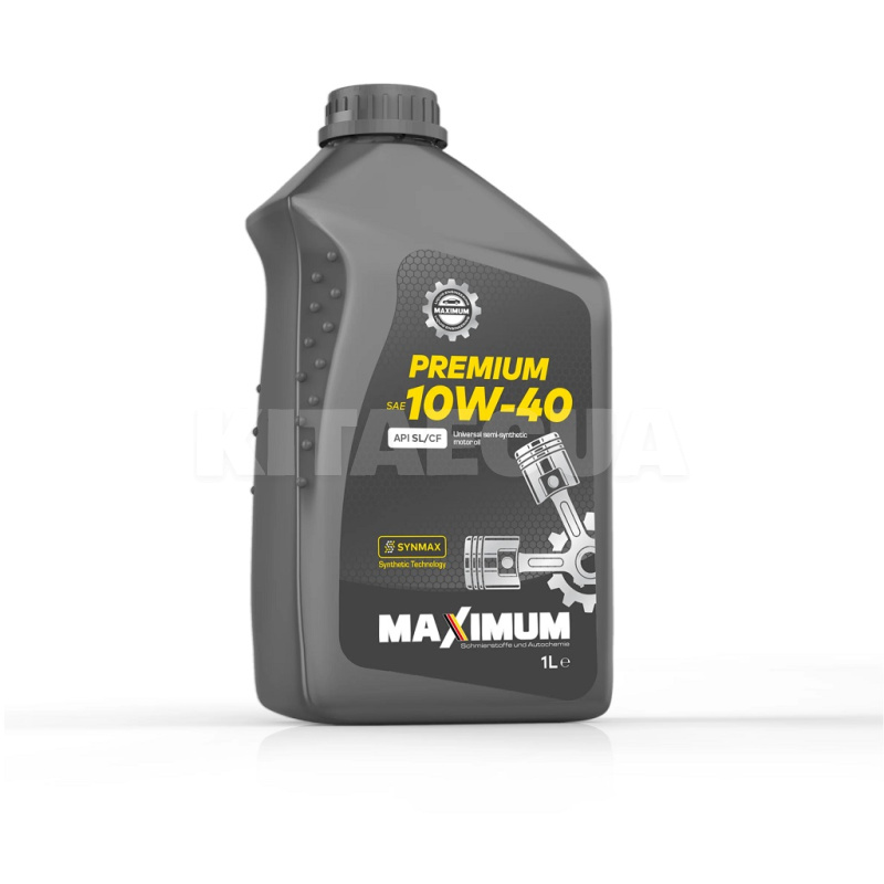 Масло моторное полусинтетическое 1л 10W-40 Premium SL/CF MAXIMUM (Premium 10W40 SL/CF_1л)