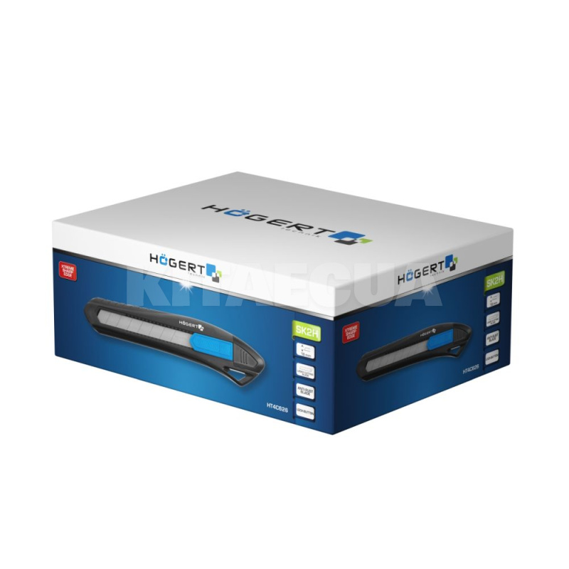 Нож сегментный 18 мм пластиковый HOGERT (HT4C626) - 2
