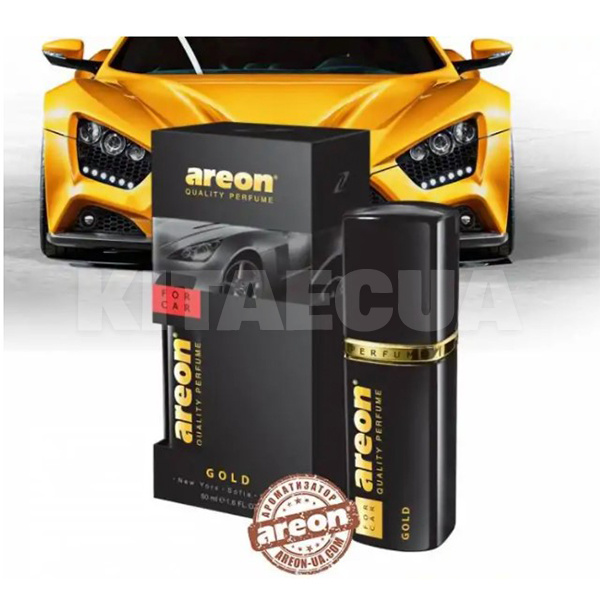 Ароматизатор "чёрное золото" 50мл CAR Perfume Black Gold AREON (AP01)