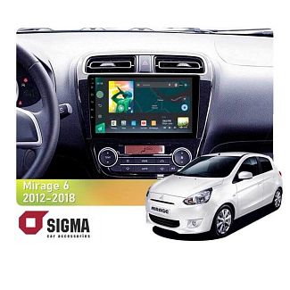 Штатная магнитола X9232 2+32 Gb 9" Mitsubishi Mirage 6 2012-2018 SIGMA4car