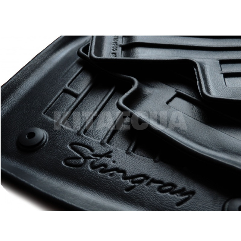 Гумовий килимок лівий Mazda 3 (BM) (2013-2019) / design 2020/FC2 кліпси Stingray (501101501) - 4
