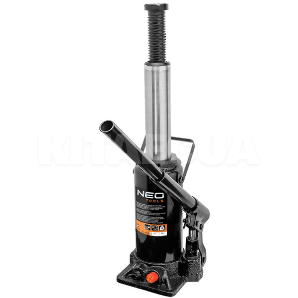 Домкрат гідравлічний пляшковий до 20т (240мм-452мм) NEO Tools (10-456)