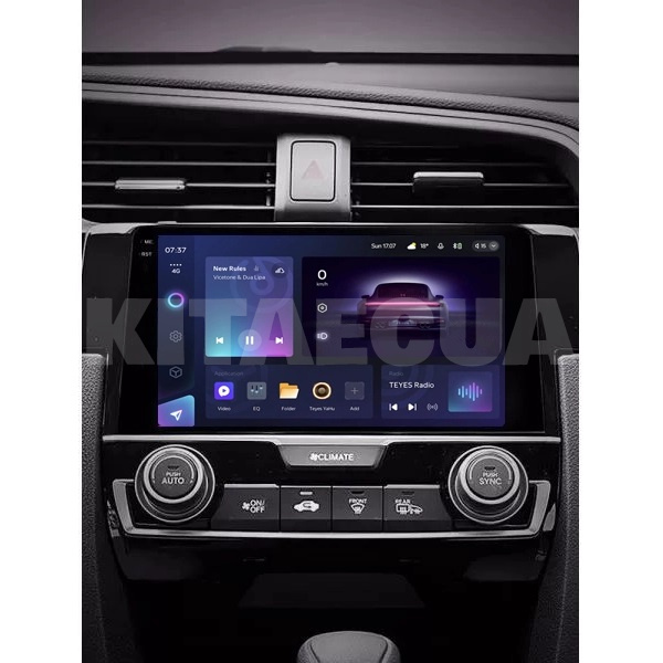 Штатна магнітола CC3 2k 4+32Gb 9" Honda Civic 10 FK 2015-2020 Teyes (36219) - 2