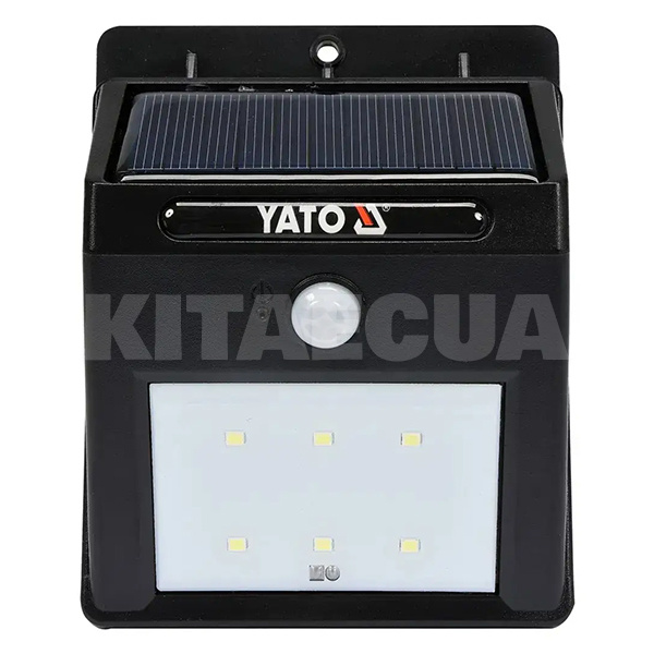 Ліхтар на сонячних батареях 0.55 Вт 120 Лм 3 В з датчиком руху YATO (YT-81856) - 3
