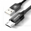 Кабель USB micro-USB 1.5м чорний BASEUS (CAMYW-B01)
