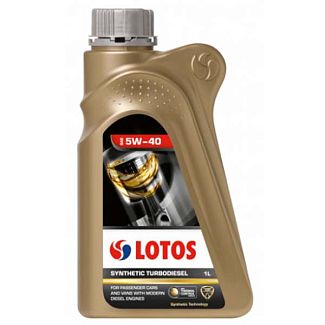 Масло моторное синтетическое 1л 5W-40 SYNTHETIC TURBODIESEL LOTOS